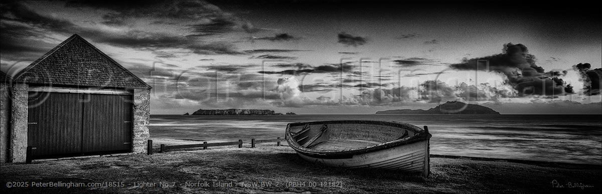 Peter Bellingham Photography Lighter No 7 - Norfolk Island - NSW BW 2 (PBH4 00 12182)